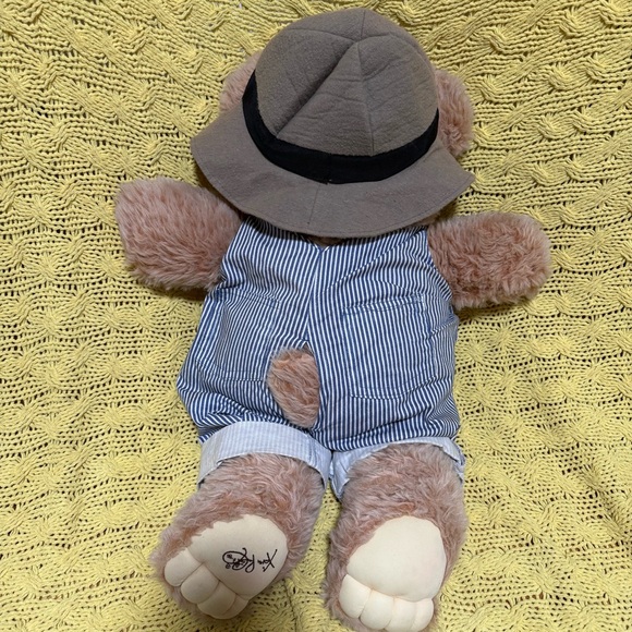 Vtg Furskins Bear Dudley Plush Xavier Roberts Cabbage Patch 22" 1983 1984 Tag - Picture 10 of 16
